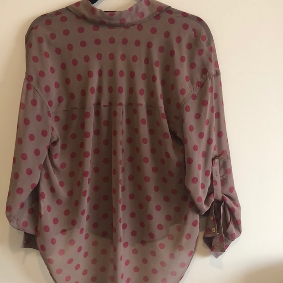 Free People Polka Dot Blouse - Picture 7 of 7
